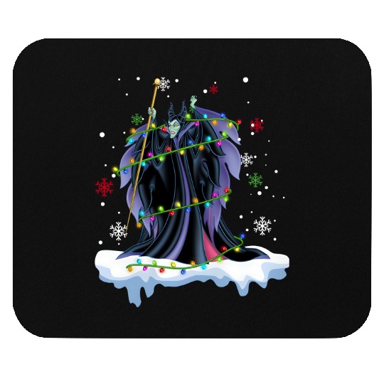 Disney Villains Maleficent Chirstmas Light Mouse Pads