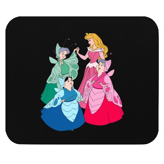 Sleeping Beauty Disney Mouse Pads,Aurora Princess Mouse Pads, Disney Group Mouse Pads