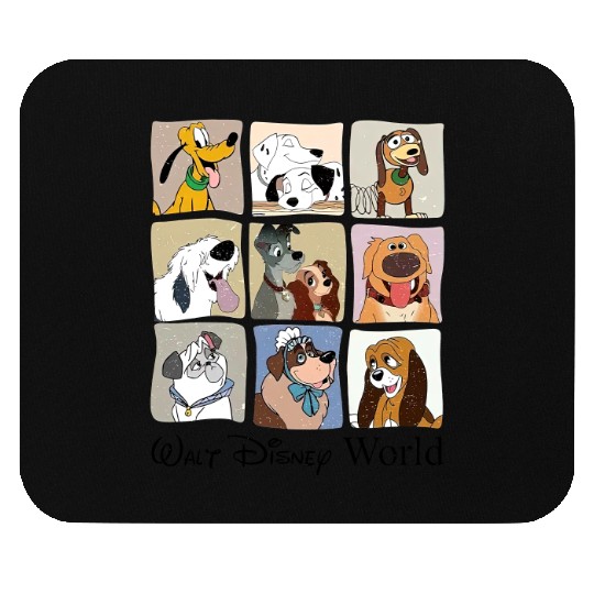Retro Disney Dogs Mouse Pads
