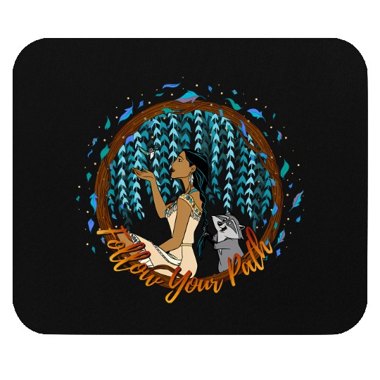 Disney Pocahontas Follow Your Path Circle Text Mouse Pads