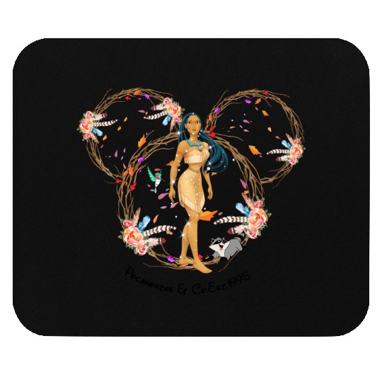 Disney Princess Mickey Head Mouse Pads, Pocahontas Mouse Pads