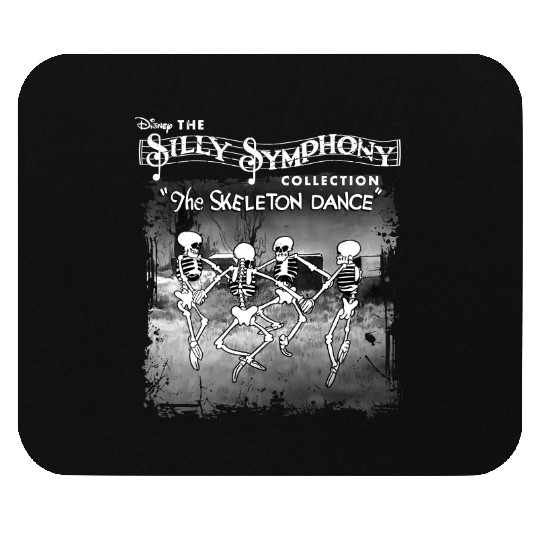 Disney Silly Symphony Mouse Pads, Funny Disney Mouse Pads, Disney Dancing Skeleton Mouse Pads