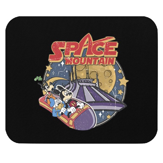 Colors Disney Space Astronauts Mouse Pads, 90's Space Mountain Mouse Pads