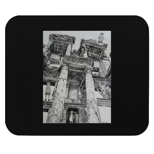 Bobs Burgers in Ruins Mouse Pads