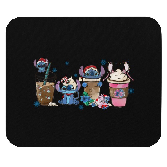 Stitch Halloween Mouse Pads Disney Halloween Mouse Pads Stitch Latte Coffee