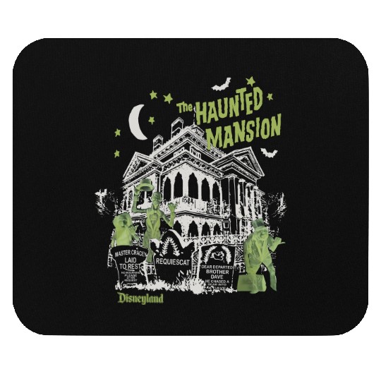 Vintage Haunted Mansion Mouse Pads, Disneyland Halloween Mouse Pads, Stretching Room Mouse Pads