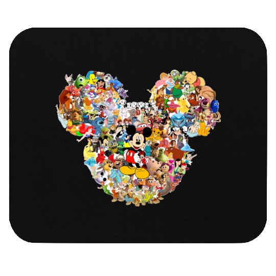 Mickey Mouse, Mickey Head Multi Character, Disney Mouse Pads