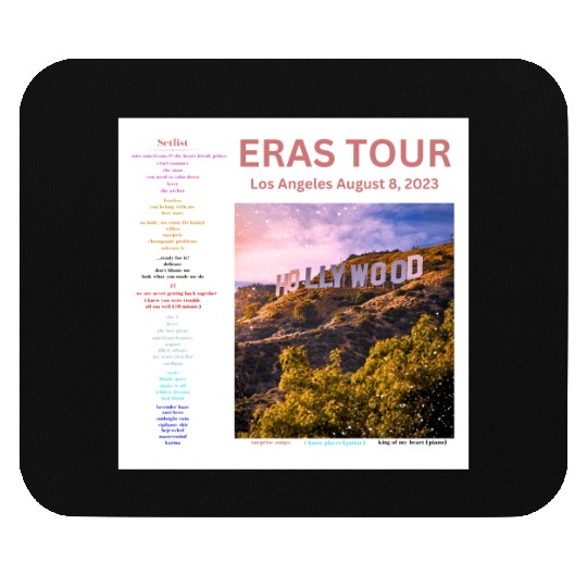 Eras Tour Setlist - Los Angeles Night 5 Mouse Pads