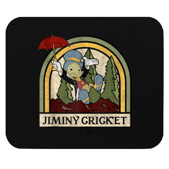 Disney Pinocchio Jiminy Cricket Established 1940 Mouse Pads