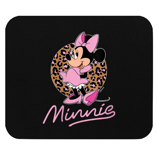 Womens Disney Minnie Leopard Print 1711 Mouse Pads