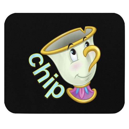 Disney Beauty The Beast Chip Side Profile 8652 Mouse Pads