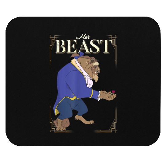 Disney Beauty The Beast Her Beast Mouse Pads