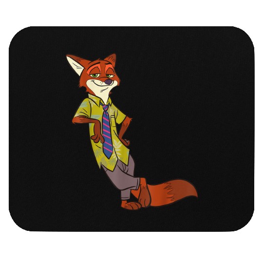 Disney Zootopia Cool Fox Nick Wilde Leaning Mouse Pads