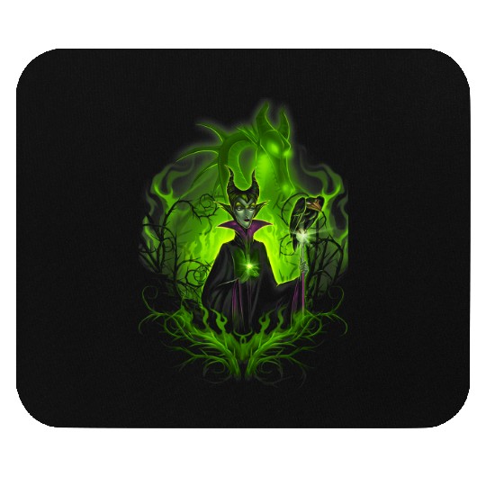 Disney Sleeping Beauty Dark Detailed Maleficent Mouse Pads