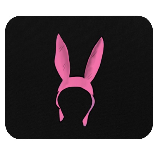 Pink Bunny Hat  Bobs Burgers Inspired   HeckinFarOut Mouse Pads