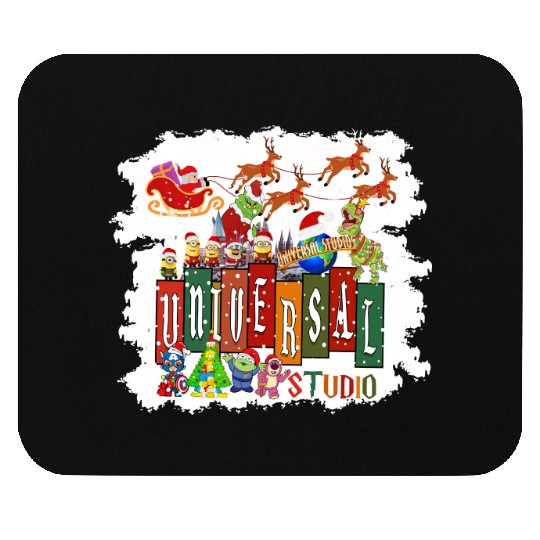 Universal Studios Christmas Mouse Pads, Disneyland Christmas Mouse Pads