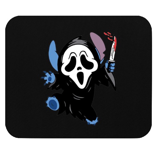 Funny Stitch ,Disney Halloween , Retro Horror Halloween , Horror Movie Character Sh Mouse Pads