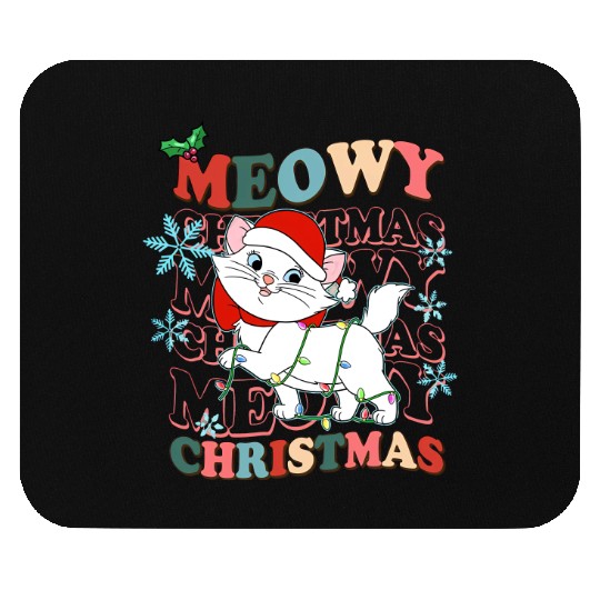 Disney Aristocats Santa Marie Christmas Lights Mouse Pads