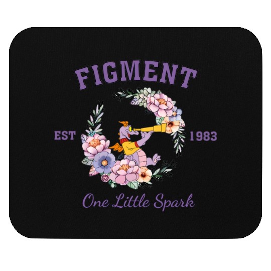 Disney Figment Mouse Pads, Purple Dragon Mouse Pads, Figment Est 1983 Mouse Pads