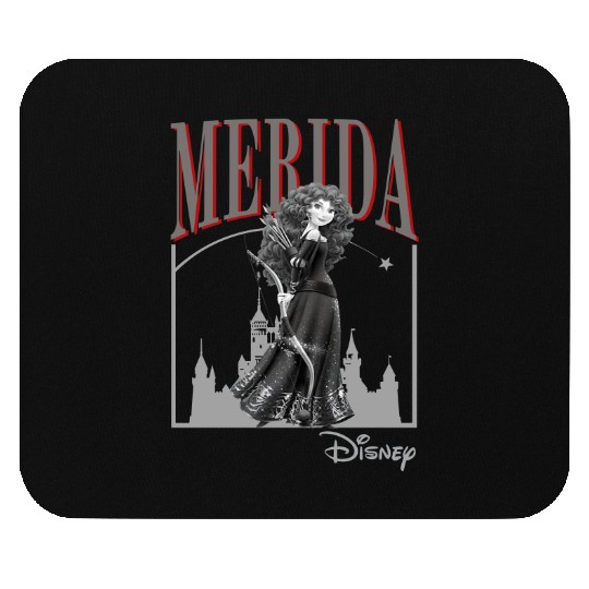 Retro Merida Vintage 90s Mouse Pads, Disney princess Mouse Pads