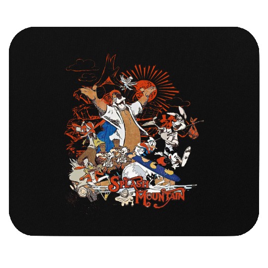 Disney Mickey & Friend Brer Rabbit Bear Fox Splash Mountain Retro Mouse Pads, Magic Kingdom Mouse Pads