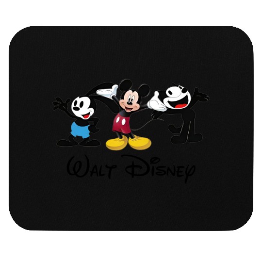 Julius the Cat Oswald the Lucky Rabbit Mickey Mouse Mouse Pads, Disney Trip Mouse Pads