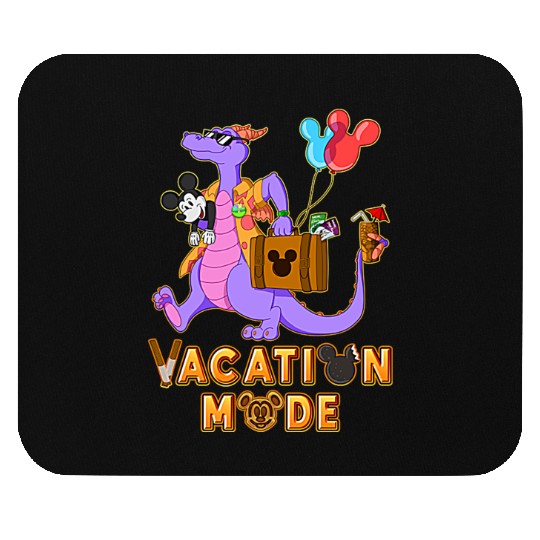 Disney Funny Figment & Mickey Mouse Mouse Pads, Disneyland Mouse Pads