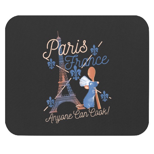 Disney Pixar Ratatouille Remy Paris France Poster Mouse Pads