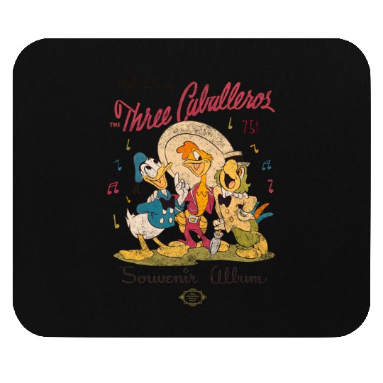 Disney Three Caballeros Mexico Mouse Pads, Donald Duck Jose Carioca Panchito Friends Mouse Pads