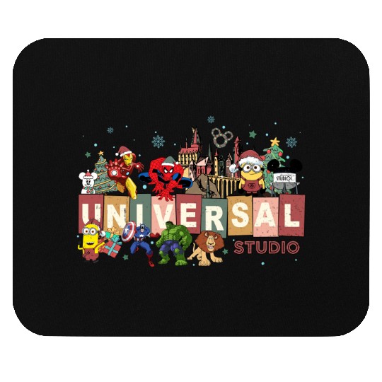 Universal Studios Christmas Mouse Pads, Disneyland Christmas Mouse Pads