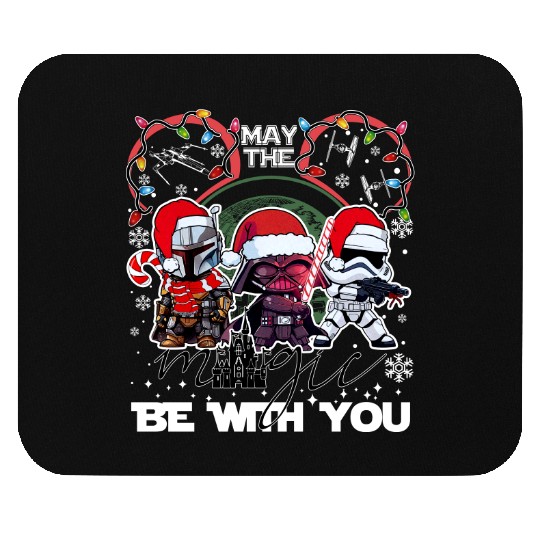 Disney Star Wars Christmas Mouse Pads, Star Wars Characters Christmas Mouse Pads