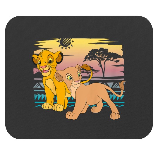 Disney The Lion King Young Simba Nala 90s Mouse Pads