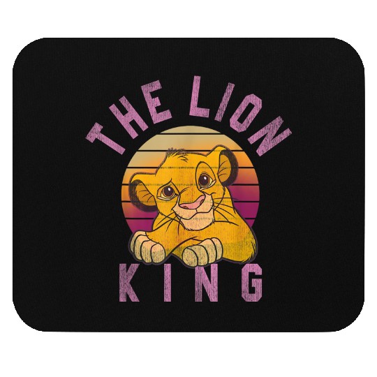 Disney Lion King Sweet Simba Striped Sunset Mouse Pads