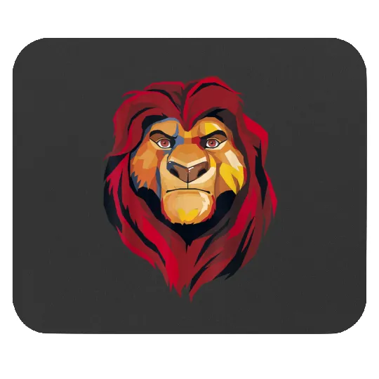 Disney The Lion King Mufasa Artistic Painted Portrait Mouse Pads