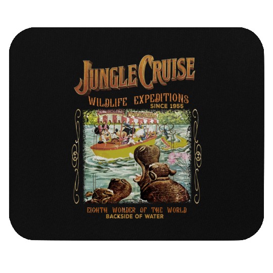 Disney Mouse Pads, Vintage Disney Jungle Cruise Ride Mouse Pads