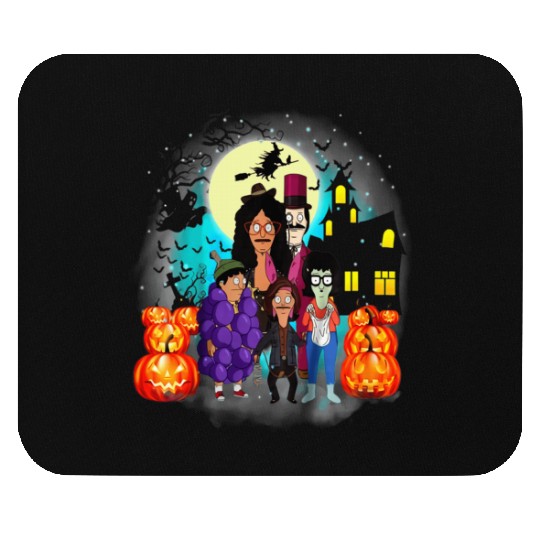 Bobs Burgers Pumpkin Halloween Mouse Pads