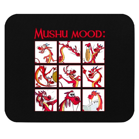 Retro Disney Mulan Mushu Mood  Mouse Pads