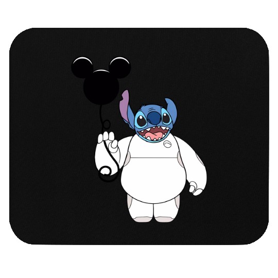 Disney Stitch and Baymax Body Balloon Mouse Pads
