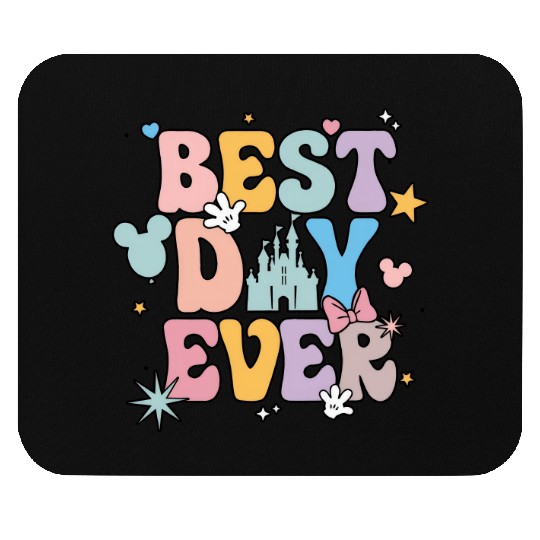 Disney Best Day Ever Mouse Pads, Disneyworld Family Mouse Pads, Disney Vacation Mouse Pads
