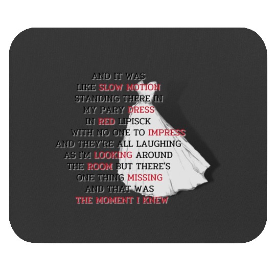 Discover Red Taylor Version Mouse Pads