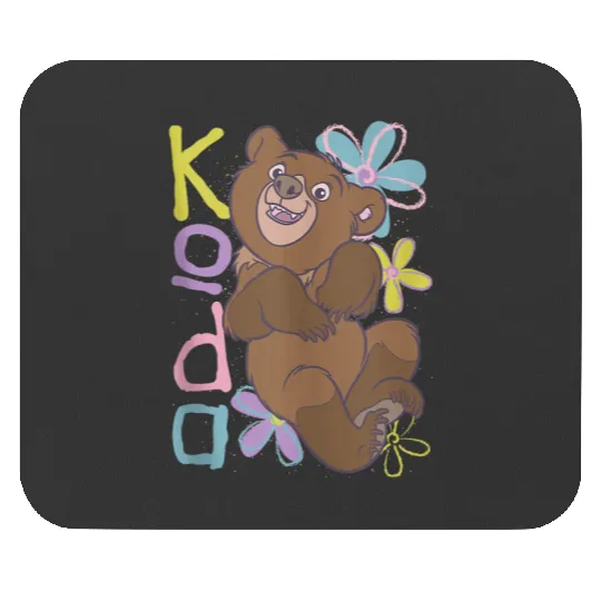 Disney Brother Bear Vintage Koda Wildflower Retro Poster Mouse Pads