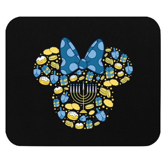 Disney Minnie Mouse Icon Hanukkah Chanukah Dreidel Menorah Mouse Pads