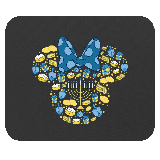 Disney Minnie Mouse Icon Hanukkah Chanukah Dreidel Menorah Mouse Pads