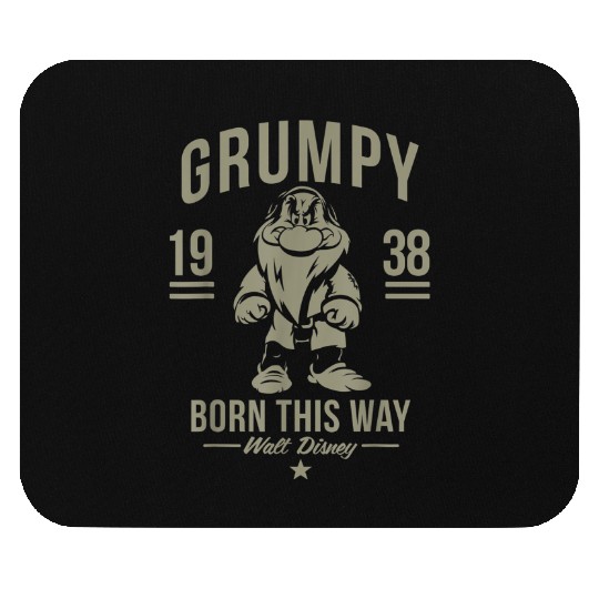 Disney Snow White Grumpy Born This Way 1938 Mouse Pads