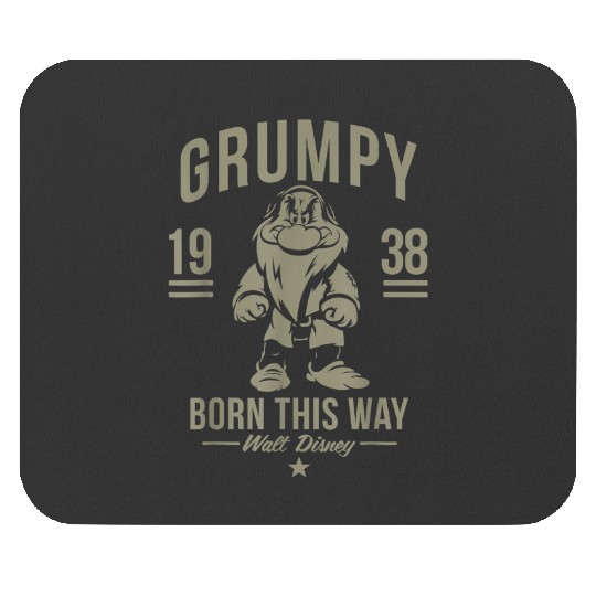 Disney Snow White Grumpy Born This Way 1938 Mouse Pads