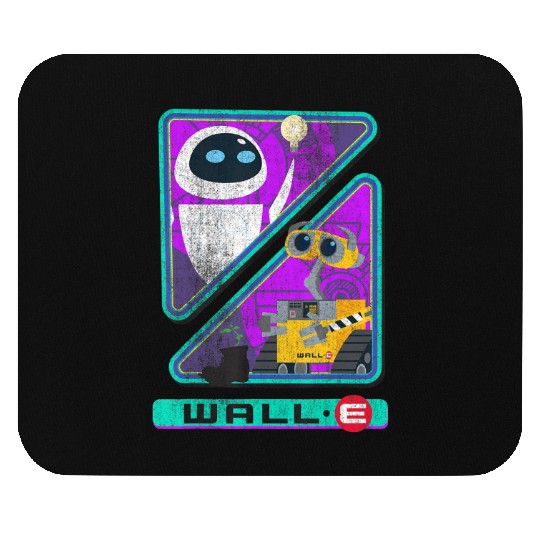 Retro Disney Pixar Wall-E Triangles And Eve Graphic Mouse Pads