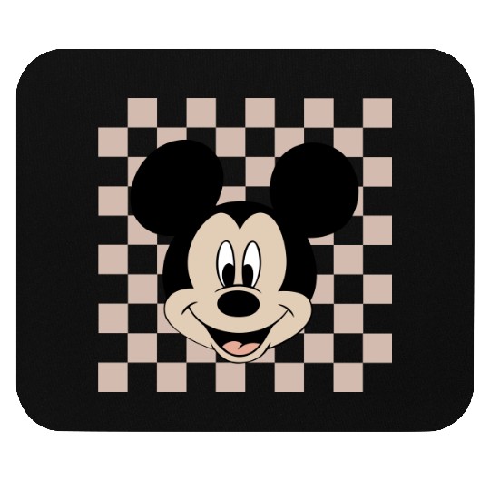 Mickey Checkered  Mouse Pads, Vintage Mickey Mouse Mouse Pads, Disney Family Trip Mouse Pads