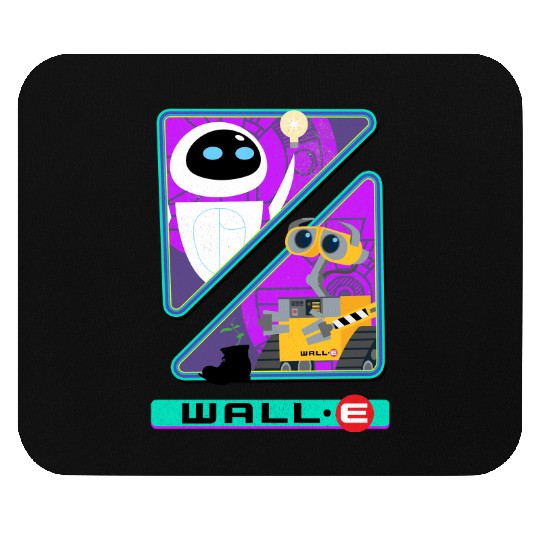 Retro Disney Pixar Wall-E Triangles And Eve Graphic Mouse Pads