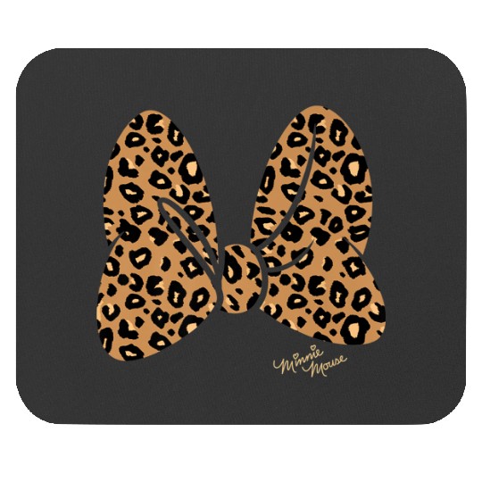 Disney Minnie Mouse Leopard Print Bow Premium Mouse Pads