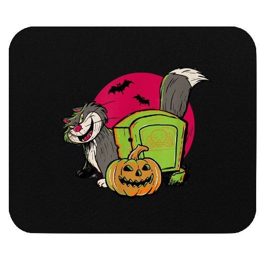 Disney 100 cinderellas Halloween Lucifer The Cat Graveyard Mouse Pads